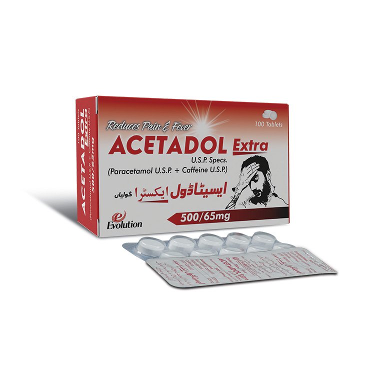 ACETADOL Extra 100 Tablets